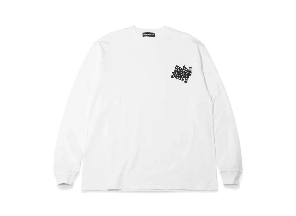 GOD SELECTION XXX Long Sleeve T-Shirt GX-A23-LT-06 "White"