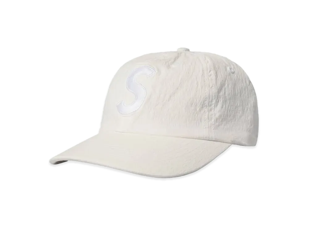 Supreme Cordura Ripstop S Logo 6-Panel "White"