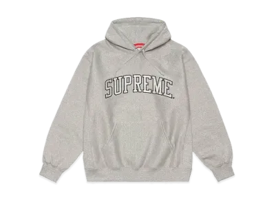 Supreme Glitter Arc Hooded Sweatshirt "Heather Grey"