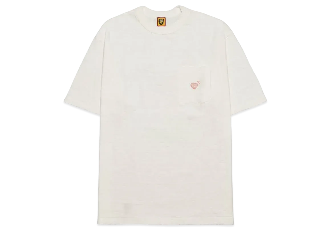 HUMAN MADE FLAMINGO POCKET T-SHIRT "White"