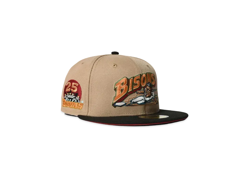 NEW ERA Buffalo Bisons - 25th ANV "CAMELxBLACK"