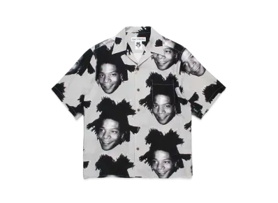 WACKO MARIA Jean-Michel Basquiat / Hawaiian Shirt "Gray"