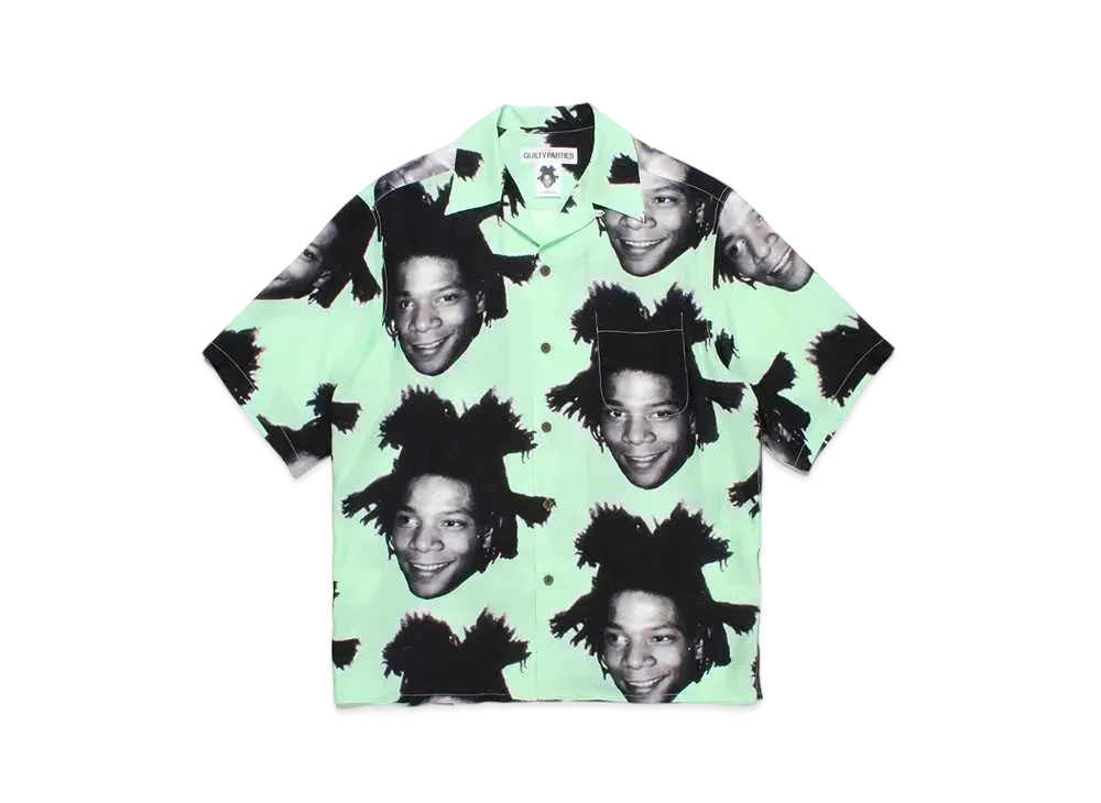 WACKO MARIA Jean-Michel Basquiat / Hawaiian Shirt "Mint"