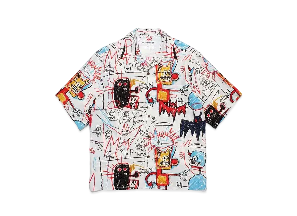 WACKO MARIA Jean-Michel Basquiat / Hawaiian Shirt "Multi"