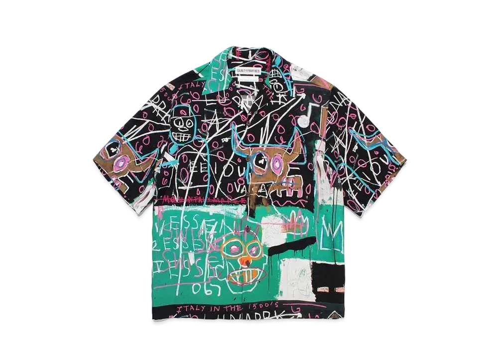 WACKO MARIA Jean-Michel Basquiat / Hawaiian Shirt "Multi"