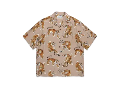 WACKO MARIA Tim Lehi / Hawaiian Shirt "Brown"