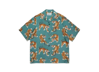 WACKO MARIA Tim Lehi / Hawaiian Shirt "Green"