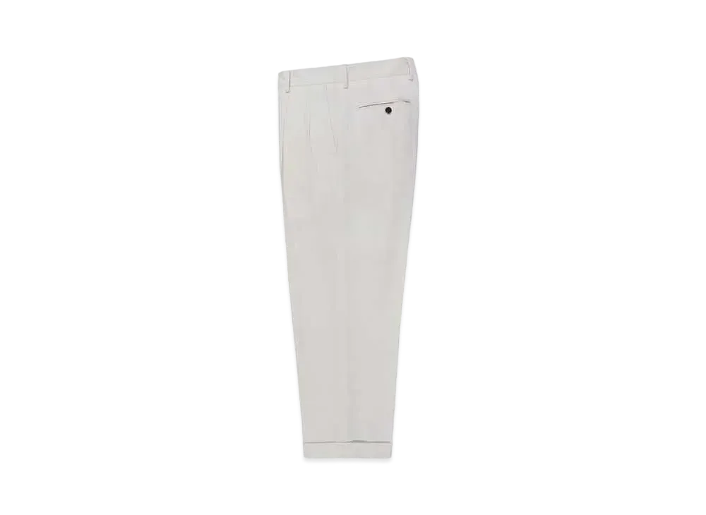 WACKO MARIA Dormeuil / Double Pleated Trousers "Off White"
