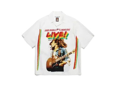 WACKO MARIA Bob Marley / Hawaiian Shirt "White"