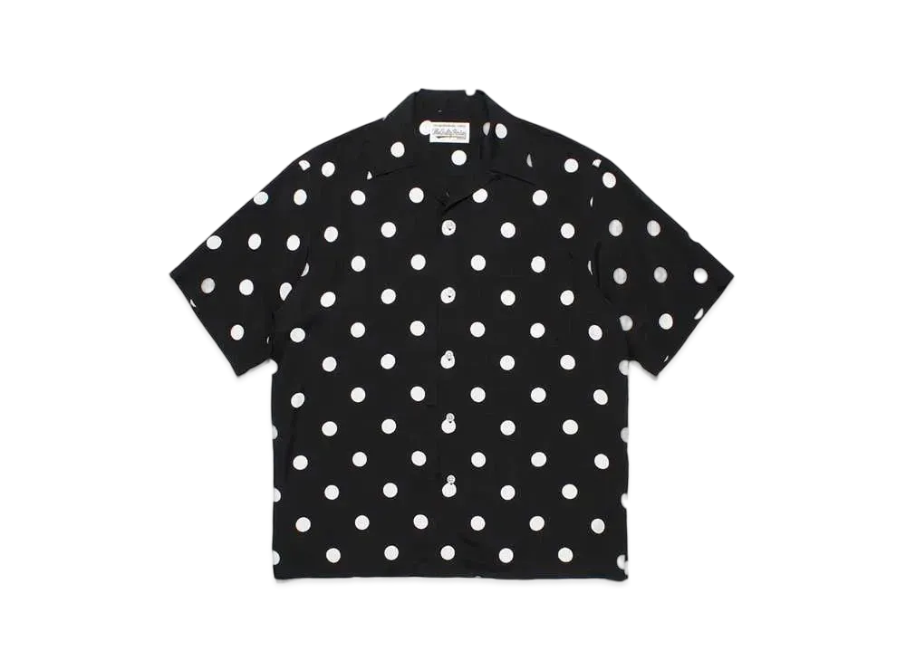 WACKO MARIA Dots Open Collar Shirt 