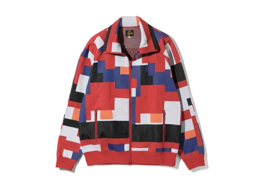 Needles for NEPENTHES Track Jacket - Poly Jq. "Multi Block"