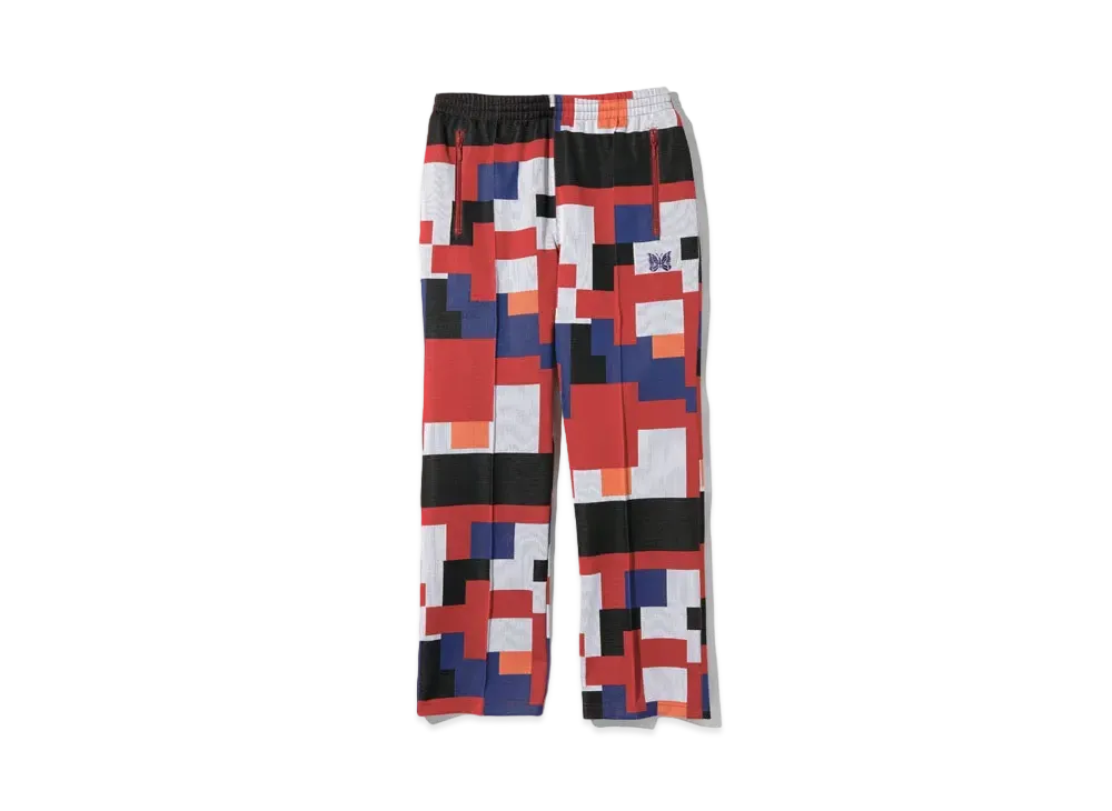 Needles for NEPENTHES Track Pant - Poly Jq. "Multi Block"