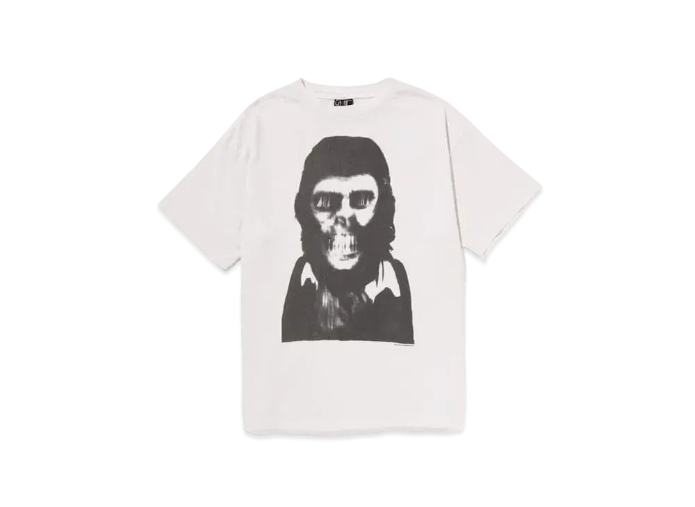 ©️SAINT Mxxxxxx x A BATHING APE Skull Tee "White"
