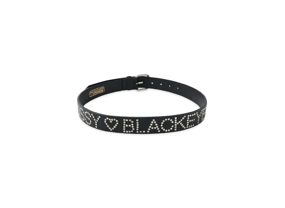 Black Eye Patch x MOUSSY Studs Leather Belt 