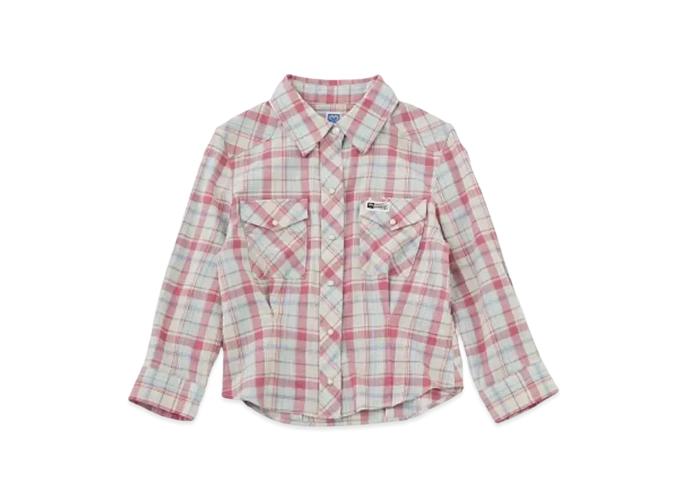Black Eye Patch x MOUSSY Western Check Shirt "Red"