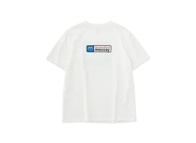 Black Eye Patch x MOUSSY 00'S Mark T-Shirt "White"