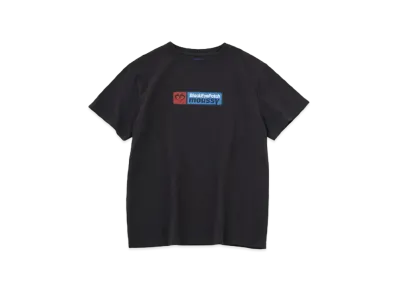 Black Eye Patch x MOUSSY 00'S Mark T-Shirt "Black"