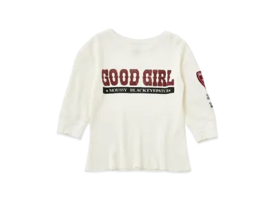 Black Eye Patch x MOUSSY Thermal T-Shirt "White"
