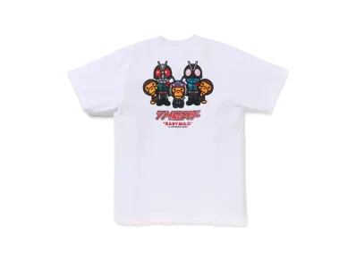 A BATHING APE x Shin Kamen Rider #1 Baby Milo Tee "White"