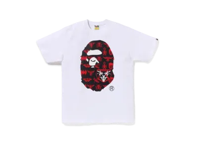 A BATHING APE x Shin Kamen Rider Ape Head Tee "White"