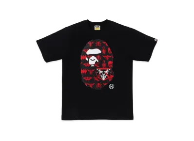 A BATHING APE x Shin Kamen Rider Ape Head Tee "Black"