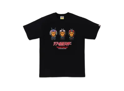 A BATHING APE x Shin Kamen Rider #2 Baby Milo Tee "Black"