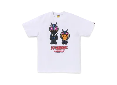 A BATHING APE x Shin Kamen Rider No.0 Baby Milo Tee "White"