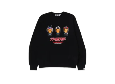 A BATHING APE x Shin Kamen Rider Shocker Emblem L/S Tee "Black"