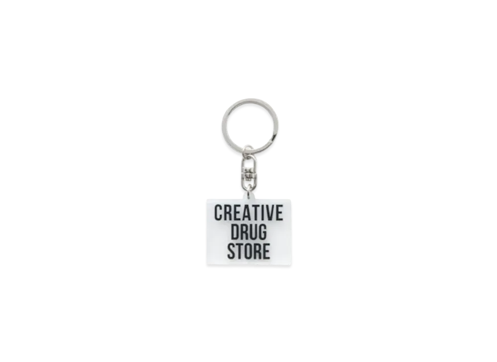 creative drug store Logo Keychain "Clear"