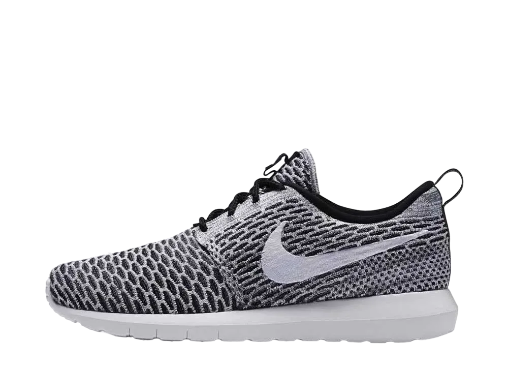 Nike Roshe Run Flyknit "Black White"