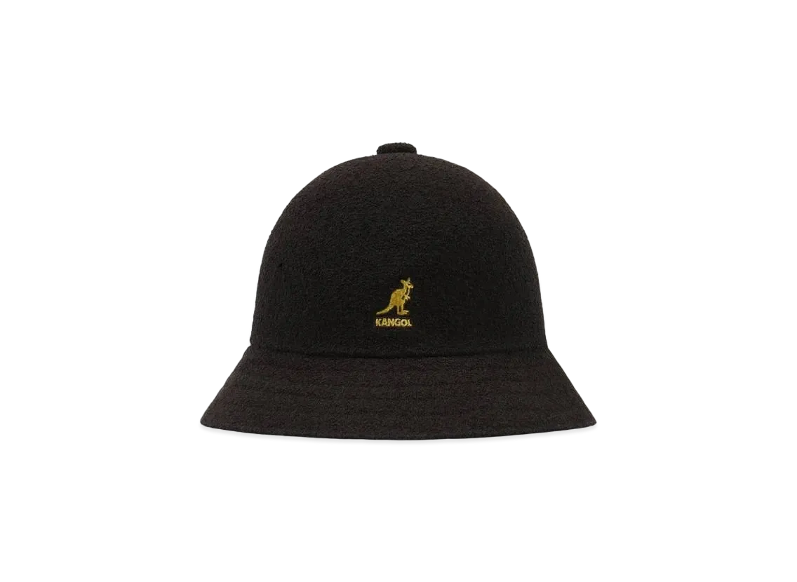 KANGOL BERMUDA CASUAL "BLACK/GOLD"