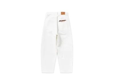 Black Eye Patch Beez-Eye-P Extra Baggy Jeans "White"