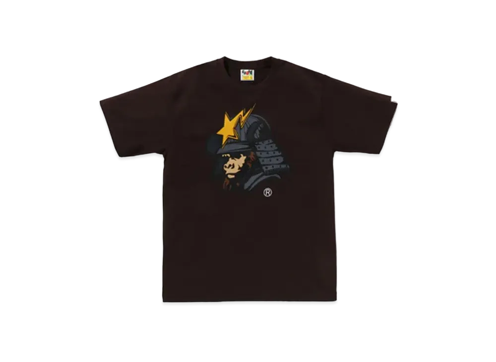 A BATHING APE General Kabuto Tee "Black"