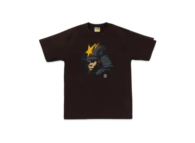 A BATHING APE General Kabuto Tee "Black"
