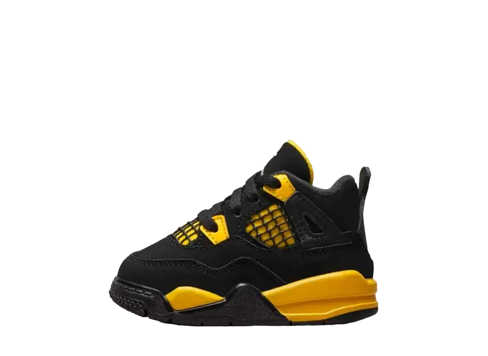 Nike TD Air Jordan 4 Retro "Thunder"(2023)