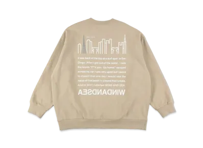 WIND AND SEA x Manhattan Portage Crewneck "Brown"