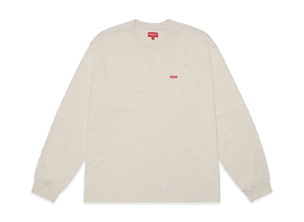 Supreme Small Box L/S Tee "Oatmeal"(23SS)