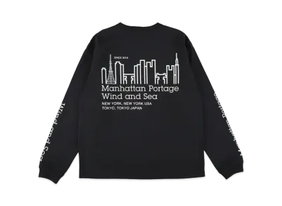 WIND AND SEA x Manhattan Portage L/S Tee "Black"