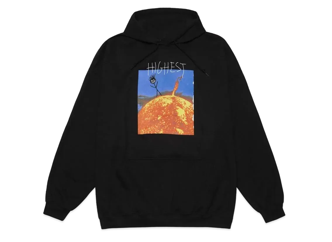 Travis Scott Cactus Jack Highest In The Room Sun Hoodie "Black"