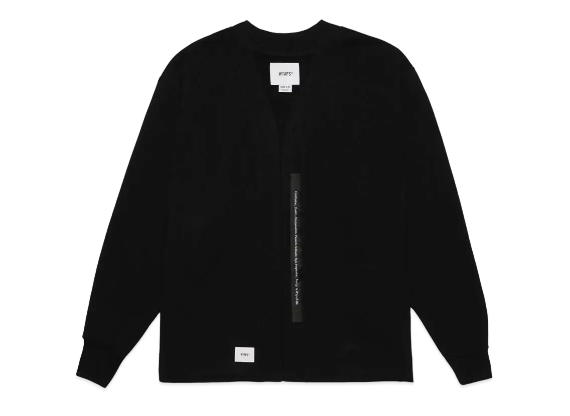 ダブルタップス クラスパー / セーター / コットン 231ATDT-CSM15 "ブラック"