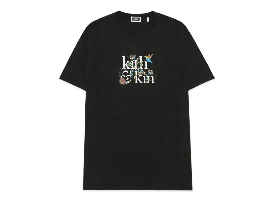 キス & キン ジャコビアン ヴィンテージ Tシャツ "ブラック"