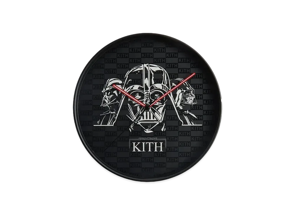 Kith STAR WARS | Kith Darth Vader Wall Clock "Black"