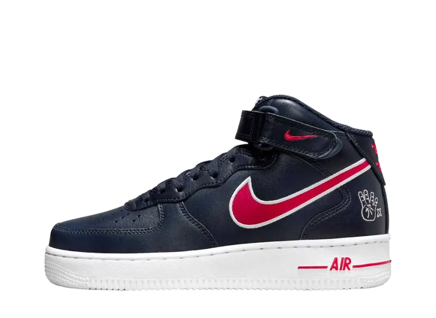 ナイキ ウィメンズ エアフォース1 ミッド "ヒューストン・コメッツ フォー ピート/ネイビー"