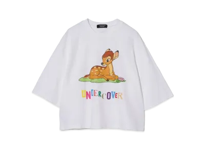 UNDERCOVER x Disney Cotton Wide Short Tee Bambi "White"