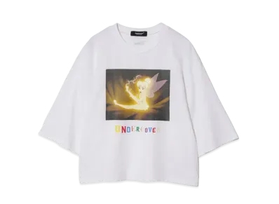 UNDERCOVER x Disney Cotton Wide Short Tee Tinker Bell "White"