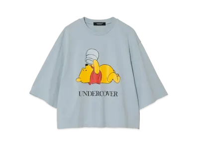 UNDERCOVER x Disney Cotton Wide Short Tee Winnie-the-Pooh "Light Blue"