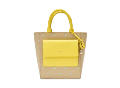 UNDERCOVER x Disney Cowhide Leather Tote Bag Tinker Bell "Beige"