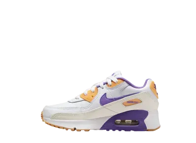 Nike PS Air Max 90 LTR "White/Action Grape"
