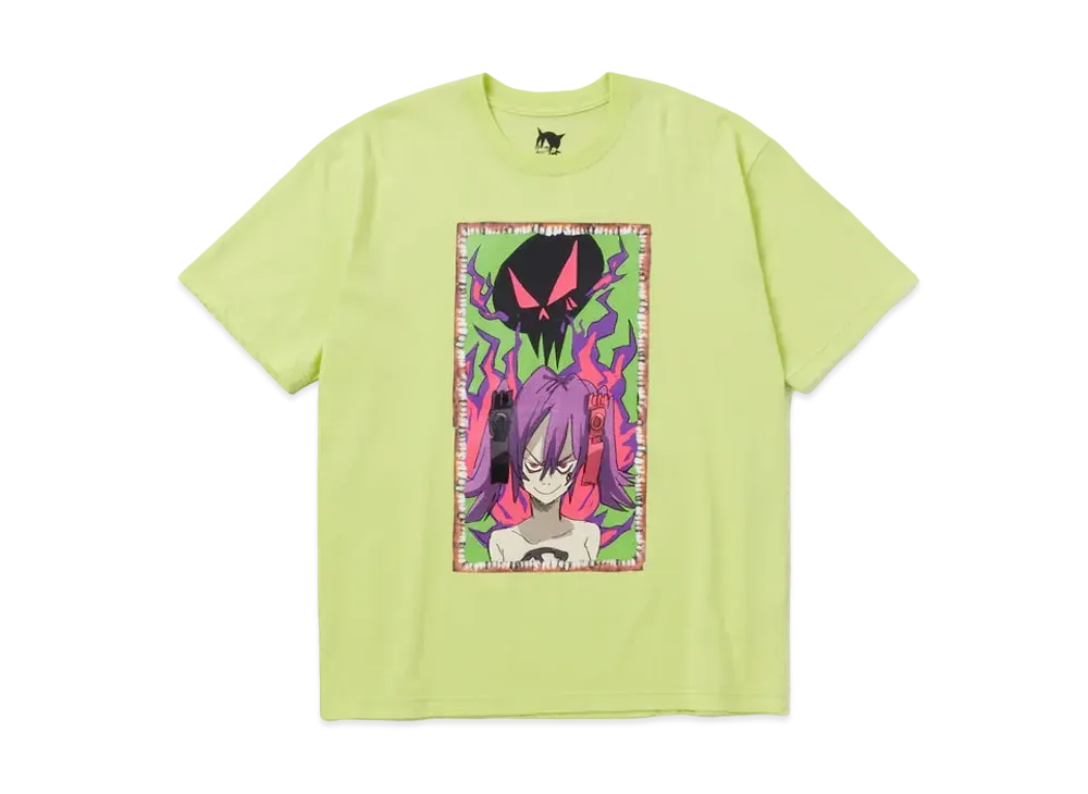 NEIGHBORHOOD NH x Jun Inagawa . Tee SS-1 "Neon Yellow"