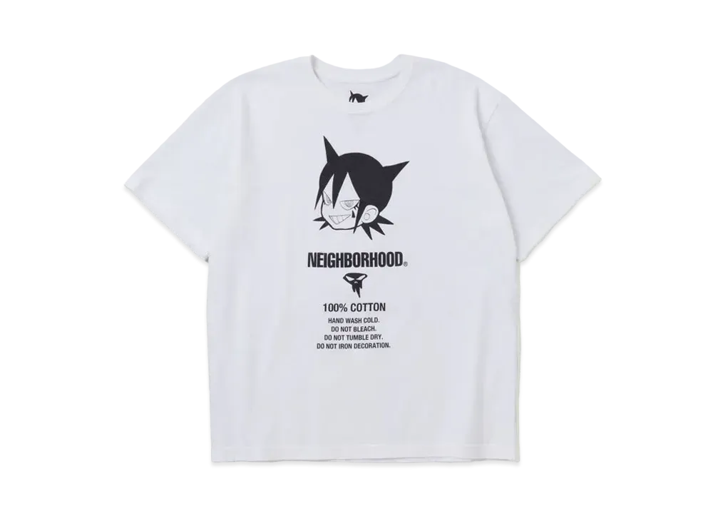 NEIGHBORHOOD NH x Jun Inagawa . Tee SS-3 "White" 231PCJIN-ST03S
